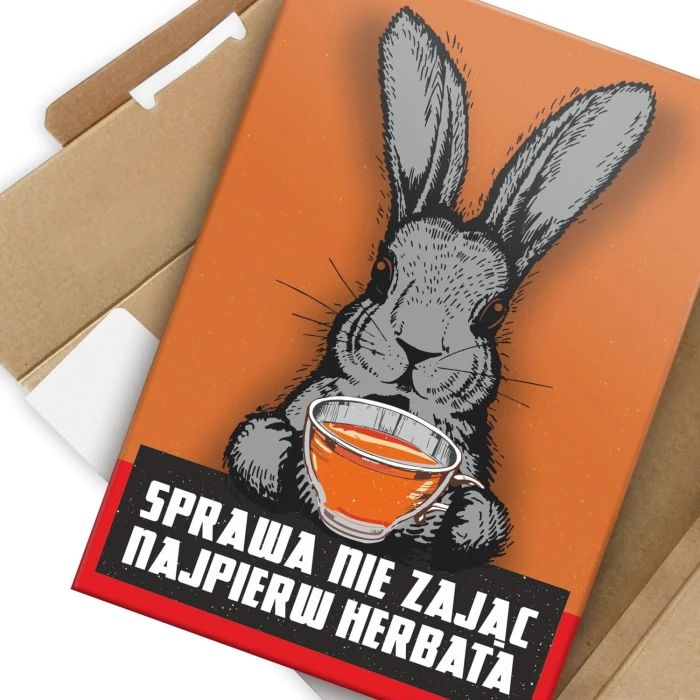 Poster metal Sprawa nie zając gift