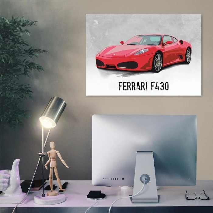 Poster metal ferrari f430 gift