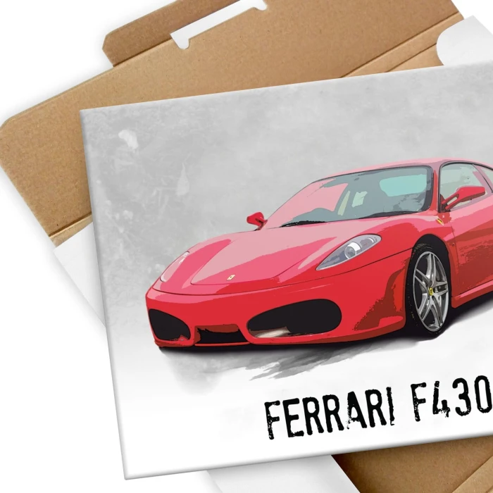 Poster metal ferrari f430 gift