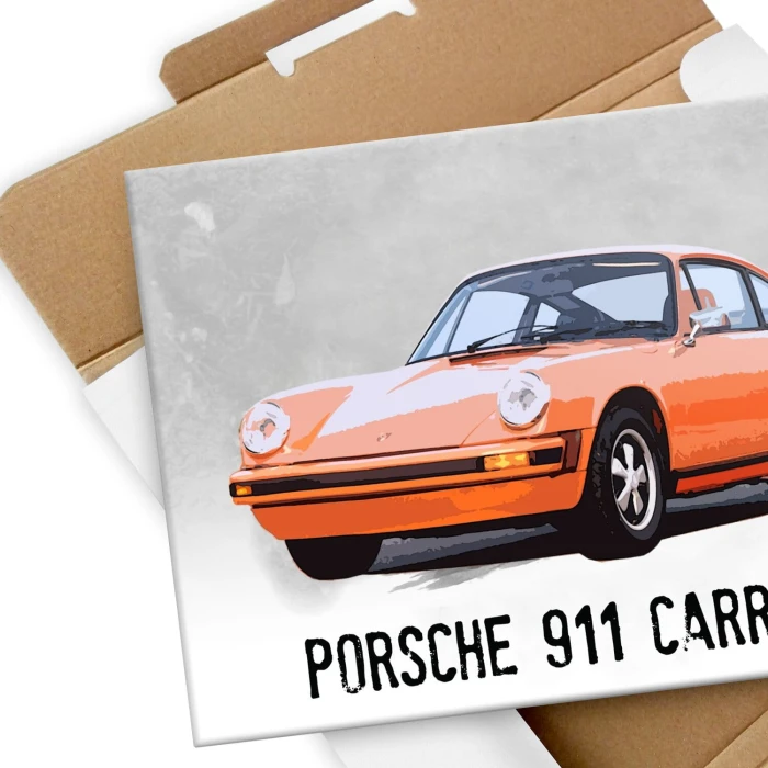 Plakat metalowy porsche 911 carrera Prezent