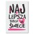 Poster metal najlepsza babcia gift