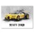 Poster metal Bugatti Chiron Supercar gift