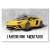 Poster metal Lamborghini Aventador gift