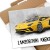 Poster metal Lamborghini Aventador gift