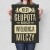 Poster metal kiedy głupota krzyczy gift