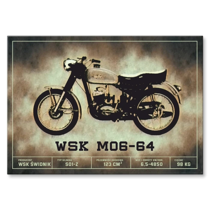 Poster metal WSK M06-64 klasyk gift