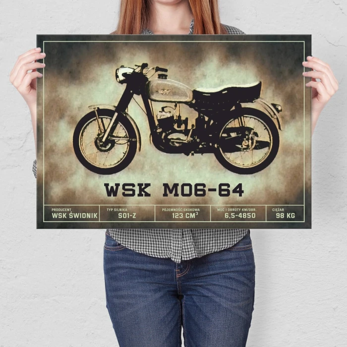 Poster metal WSK M06-64 klasyk gift