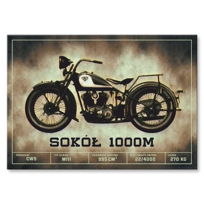 Poster metal Sokół 1000 klasyk gift