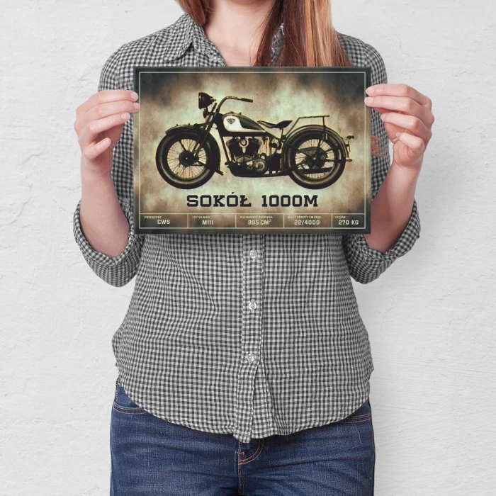 Poster metal Sokół 1000 klasyk gift