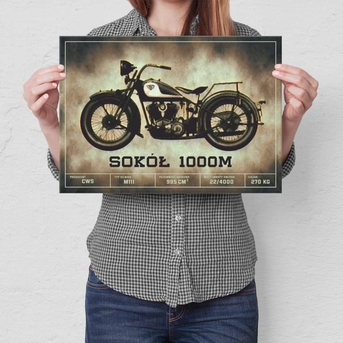 Poster metal Sokół 1000 klasyk gift