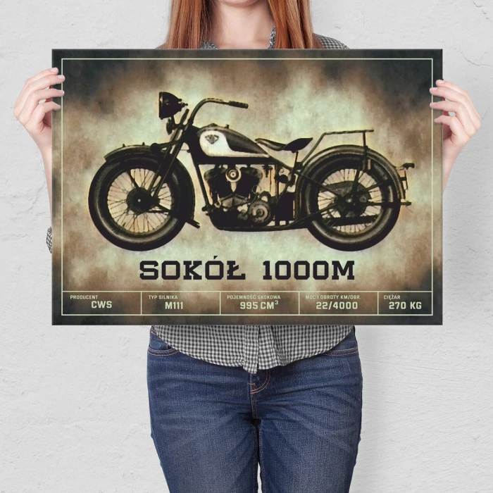 Poster metal Sokół 1000 klasyk gift
