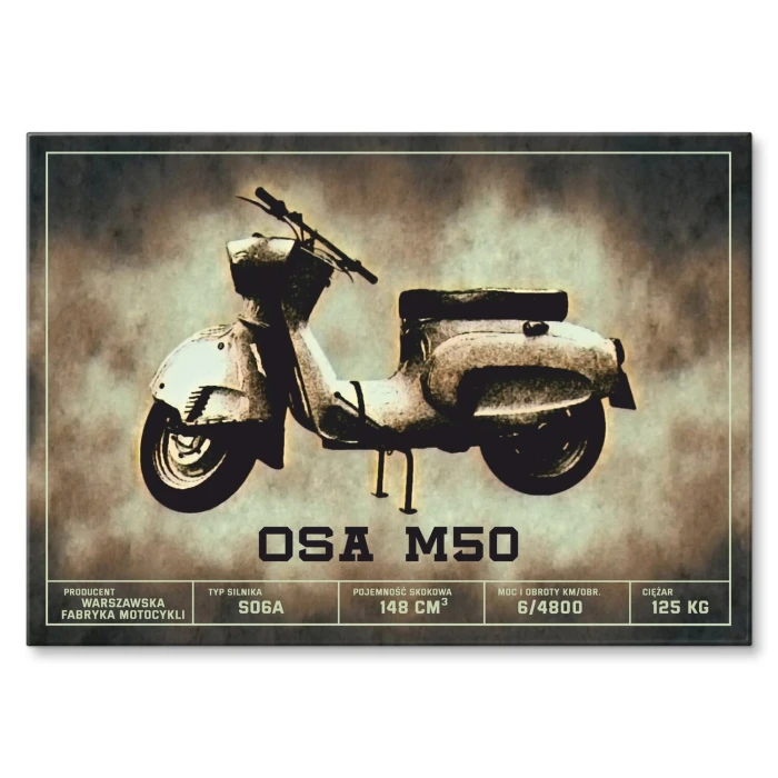 Poster metal Osa M50 klasyk gift