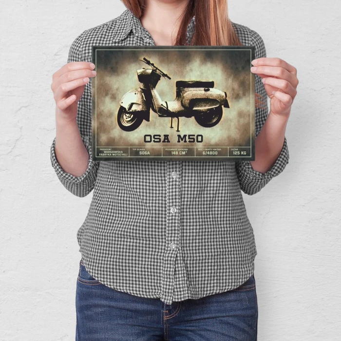 Poster metal Osa M50 klasyk gift