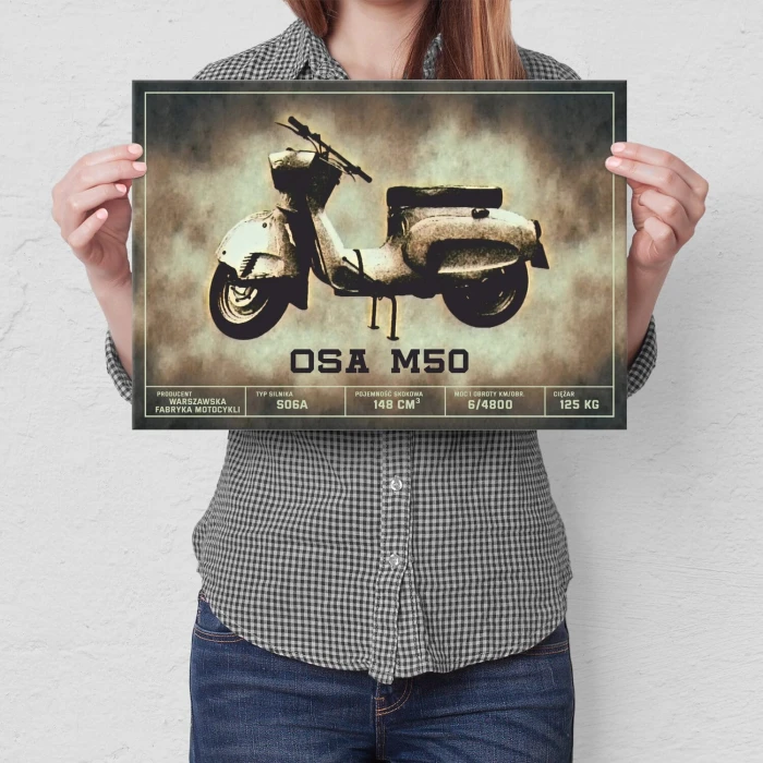 Poster metal Osa M50 klasyk gift