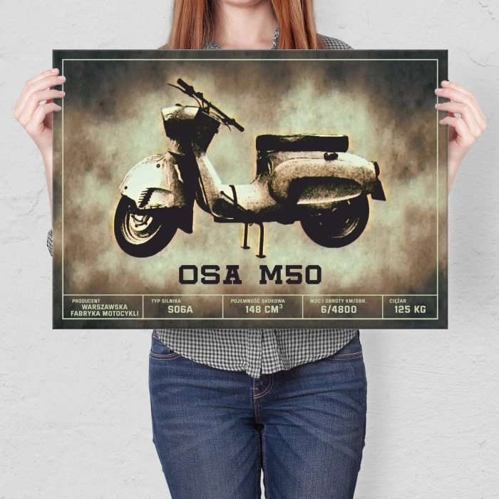 Poster metal Osa M50 klasyk gift