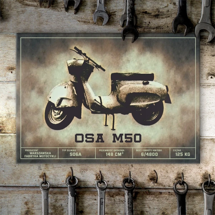 Poster metal Osa M50 klasyk gift