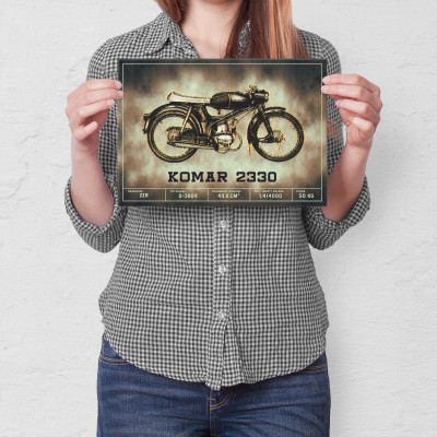 Plakat metalowy Komar 2330 klasyk Prezent