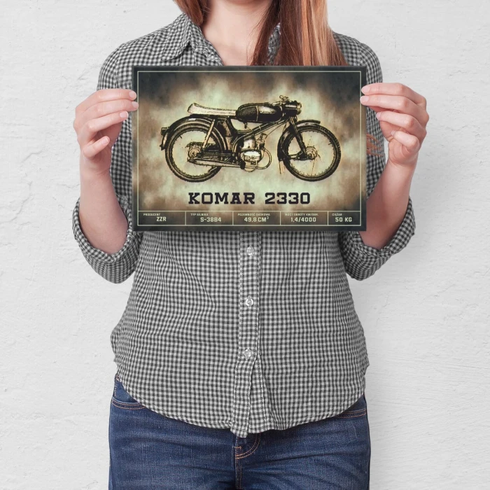 Plakat metalowy Komar 2330 klasyk Prezent