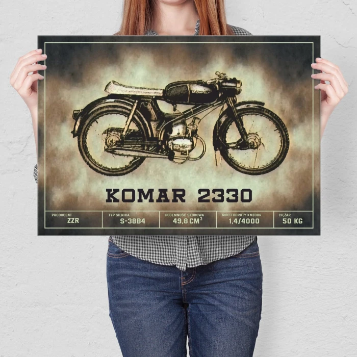 Plakat metalowy Komar 2330 klasyk Prezent