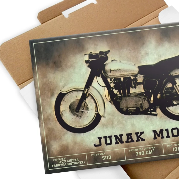 Plakat metalowy Junak M10 klasyk Prezent