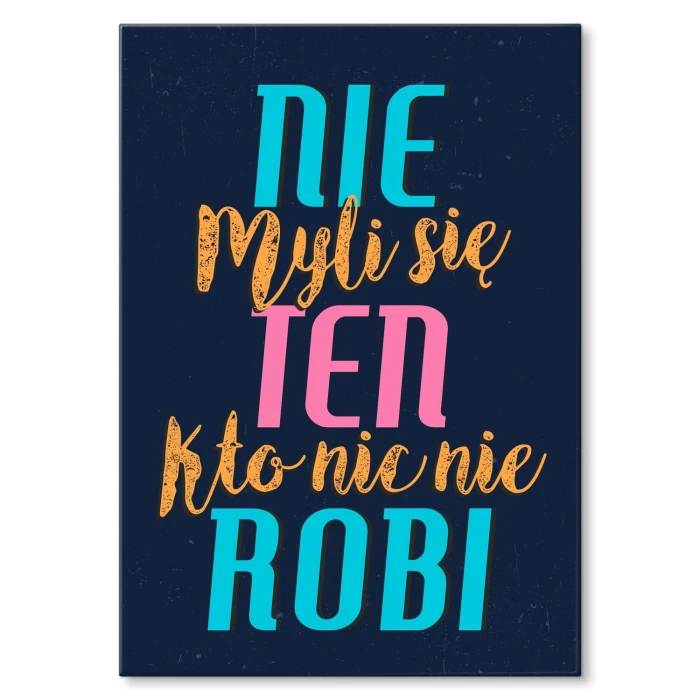 Plakat metalowy nie myli się ten Prezent
