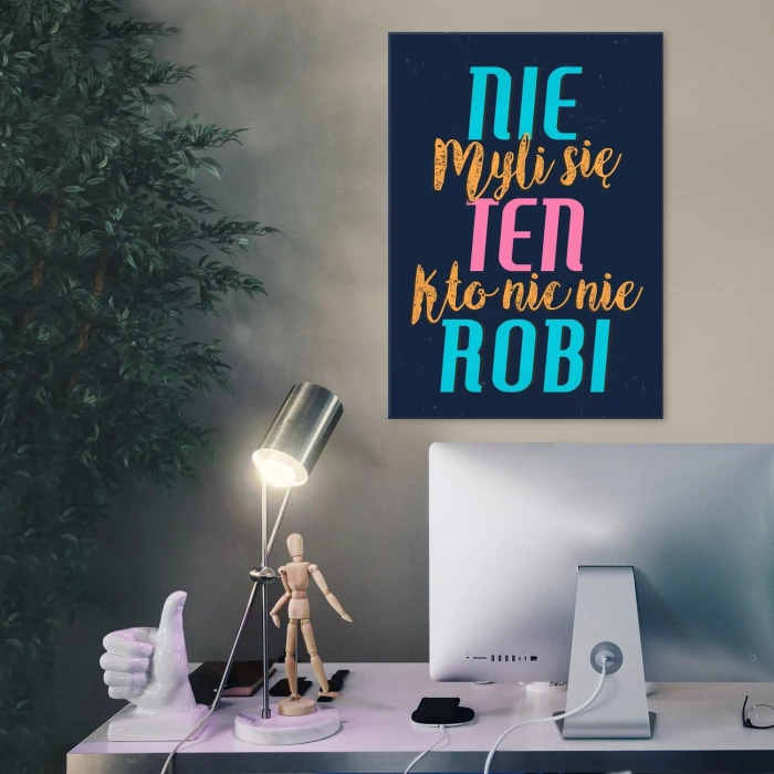 Poster metal nie myli się ten gift