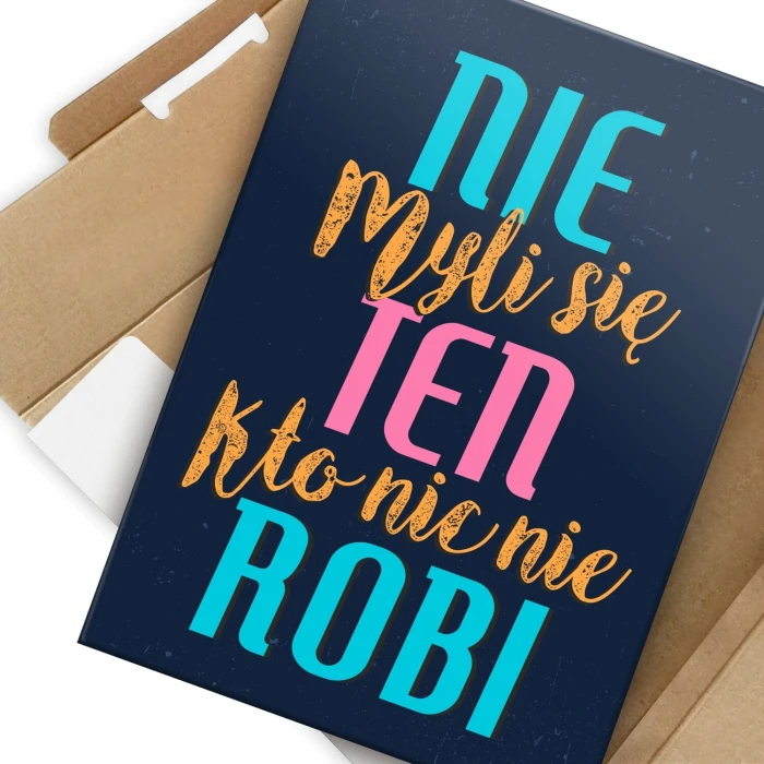 Plakat metalowy nie myli się ten Prezent