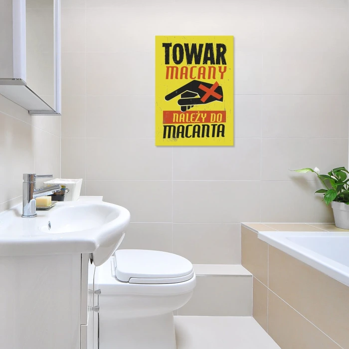 Poster metal Towar macany gift