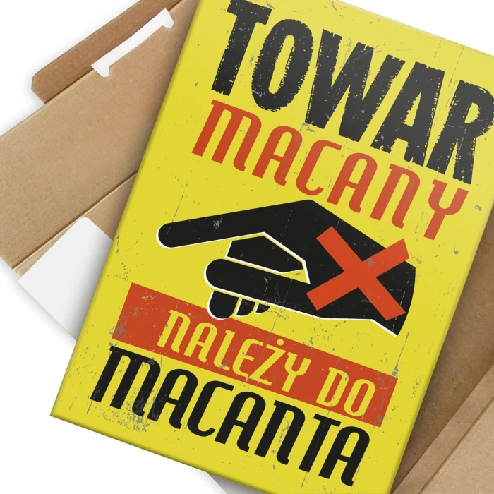Plakat metalowy Towar macany Prezent