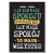 Poster metal gdy masz spokój gift