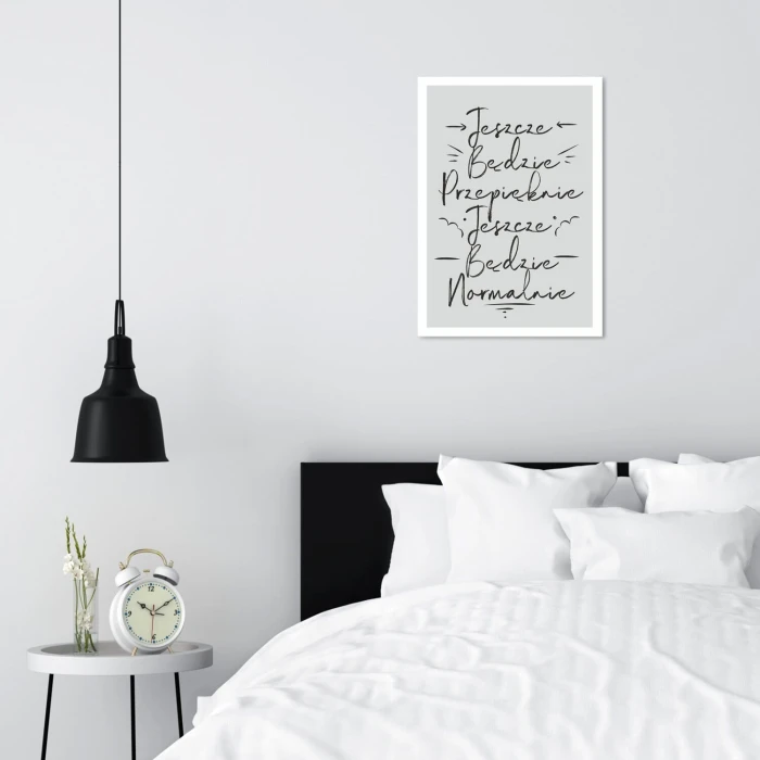 Poster metal Jeszcze będzie przepięknie gift
