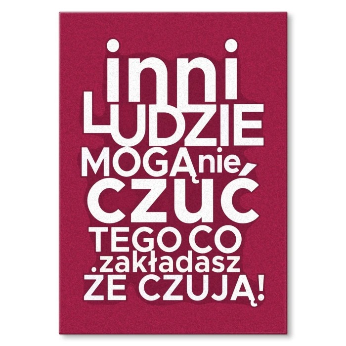 Poster metal Inni ludzie gift