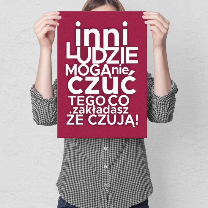 Poster metal Inni ludzie gift