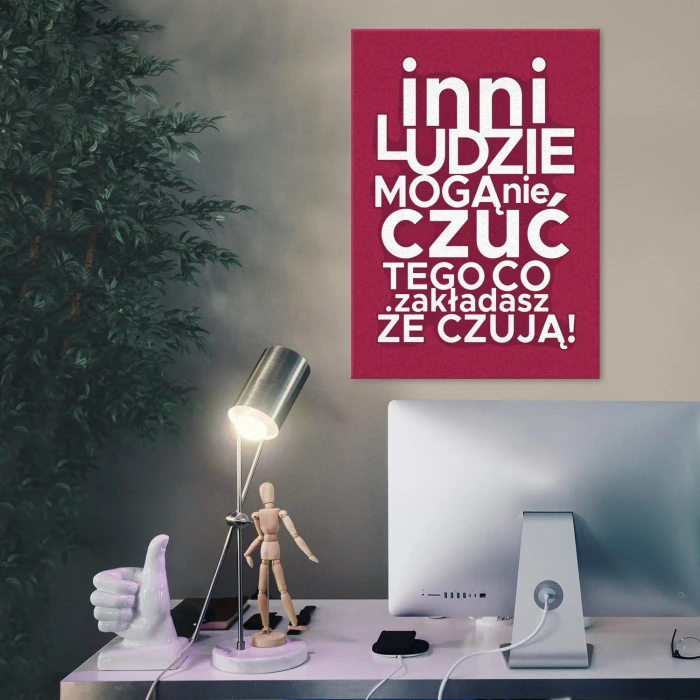 Plakat metalowy Inni ludzie Prezent
