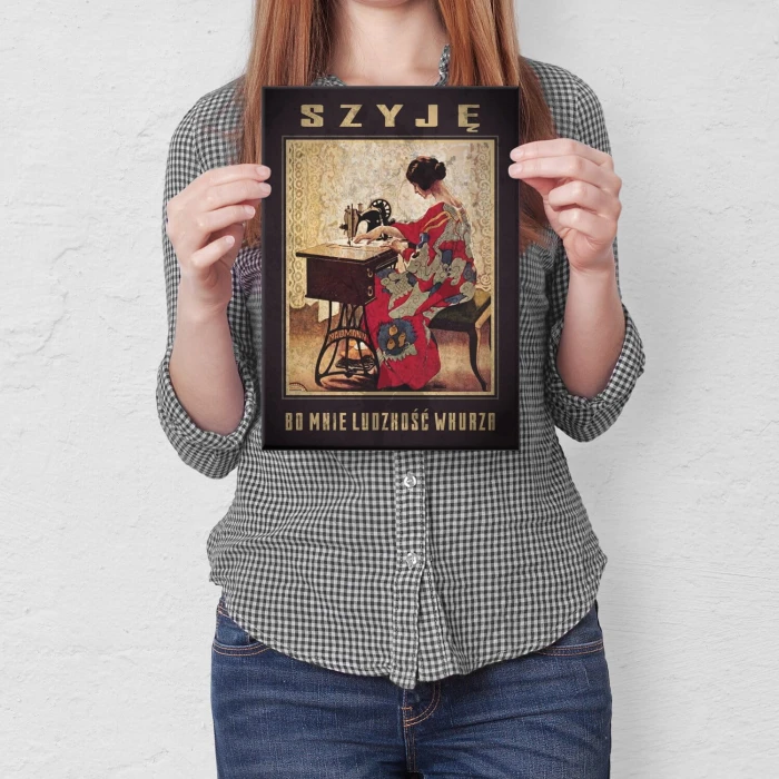 Poster metal Szyję gift