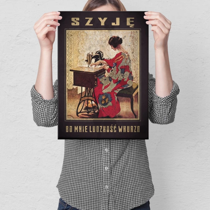 Plakat metalowy Szyję Prezent