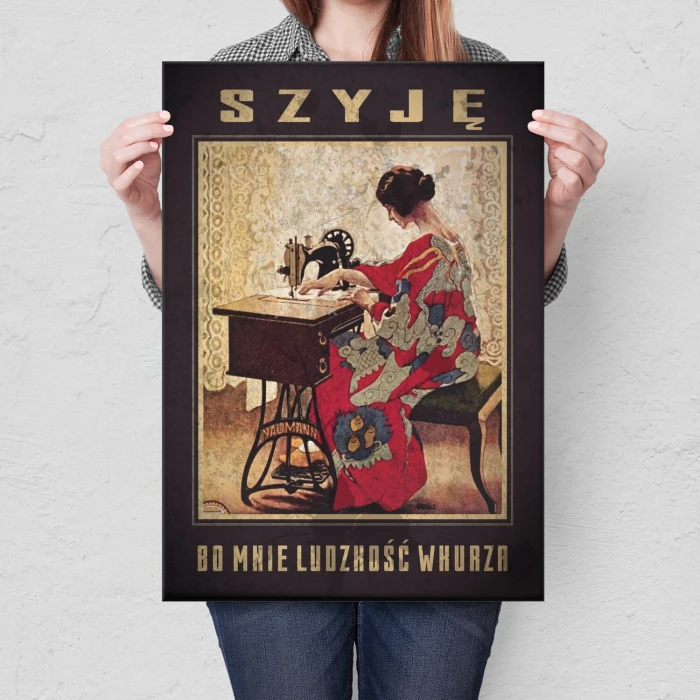 Plakat metalowy Szyję Prezent