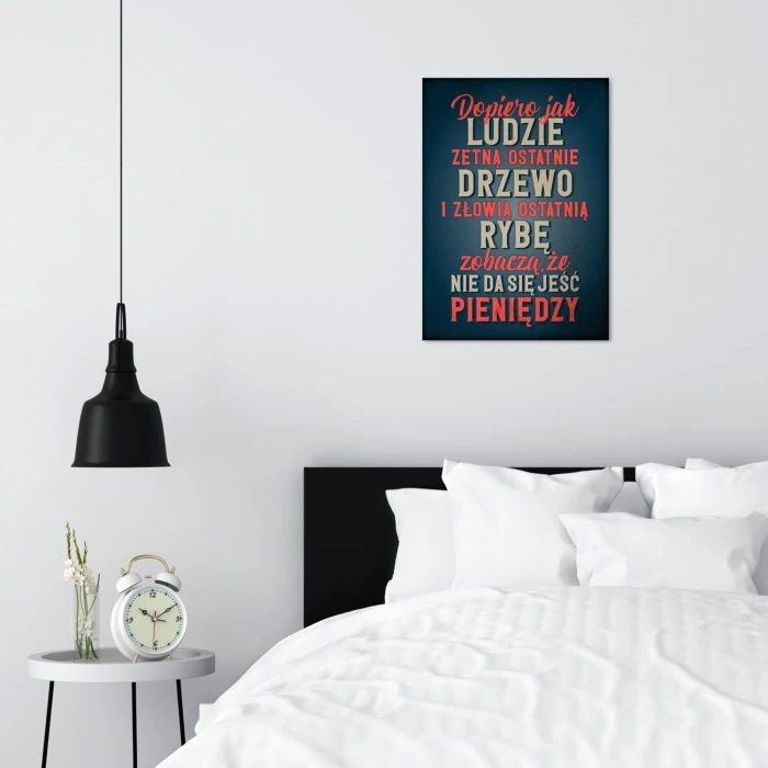 Poster metal Dopiero jak gift