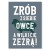 Plakat metalowy Zrób z siebie owcę Prezent
