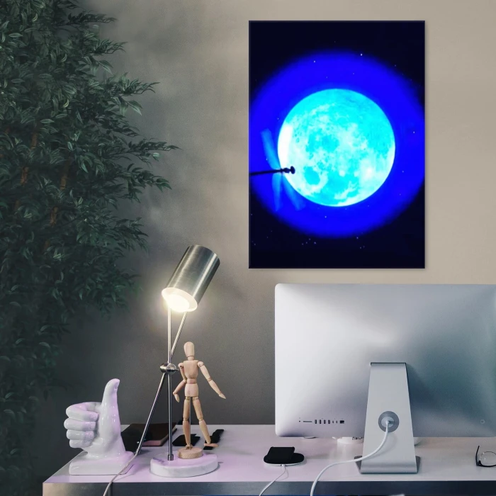 Poster metal Drafonfly gift