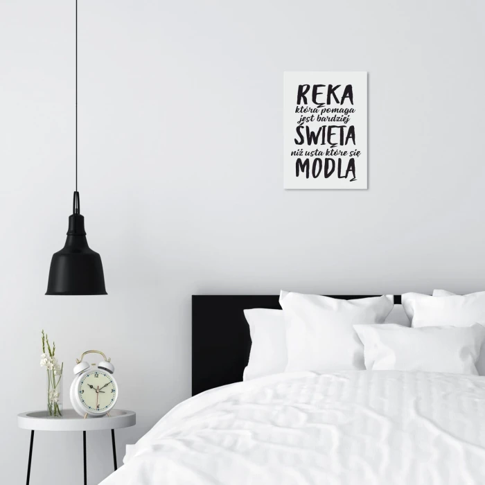 Poster metal Ręka która pomaga gift