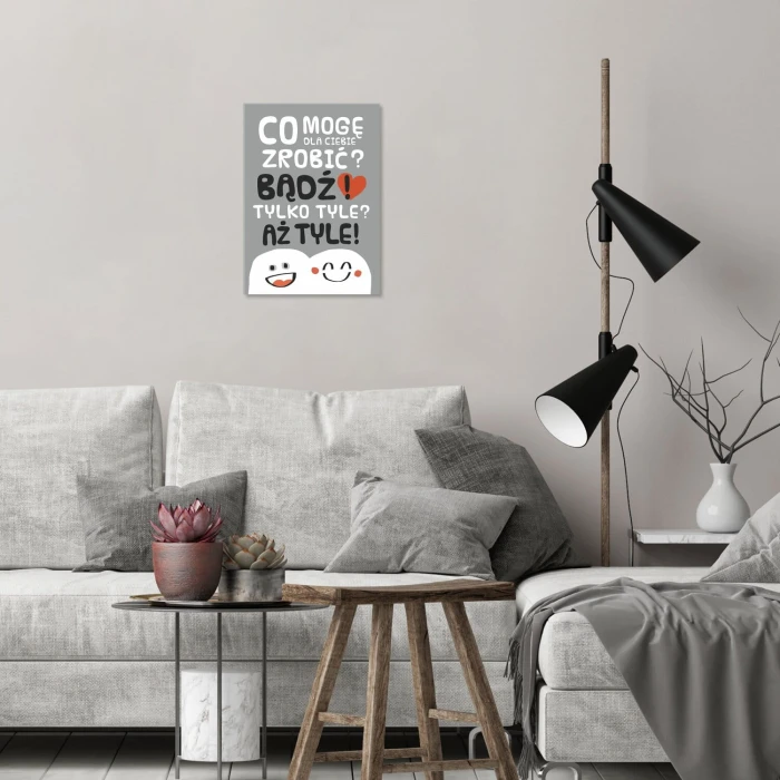 Poster metal Co mogę zrobić gift