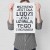 Poster metal Wszystko jest dla ludzi gift