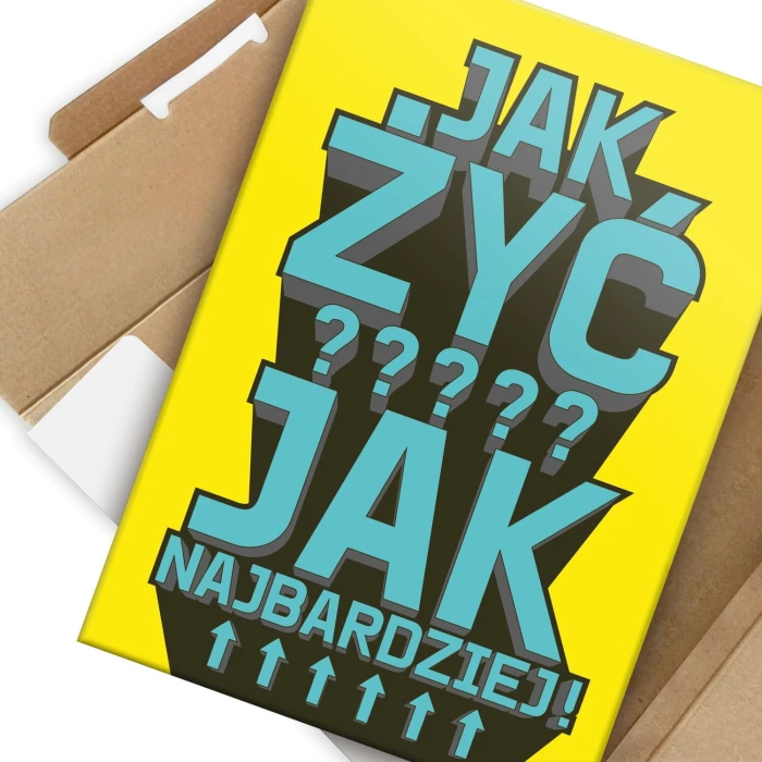 Poster metal Jak żyć gift
