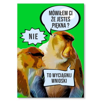 Plakat metalowy Janusz Nosacz 1 Prezent