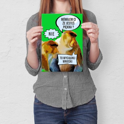 Plakat metalowy Janusz Nosacz 1 Prezent