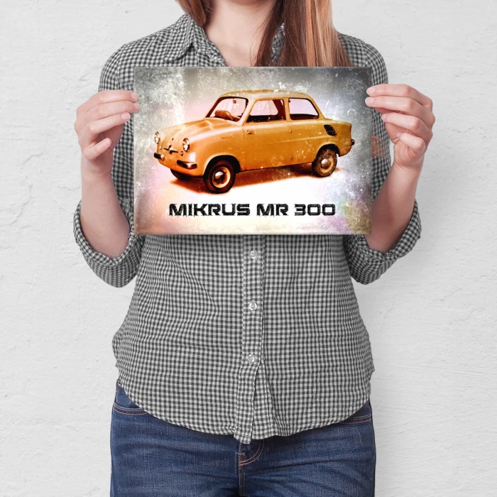 Poster metal Mikrus MR 300 gift