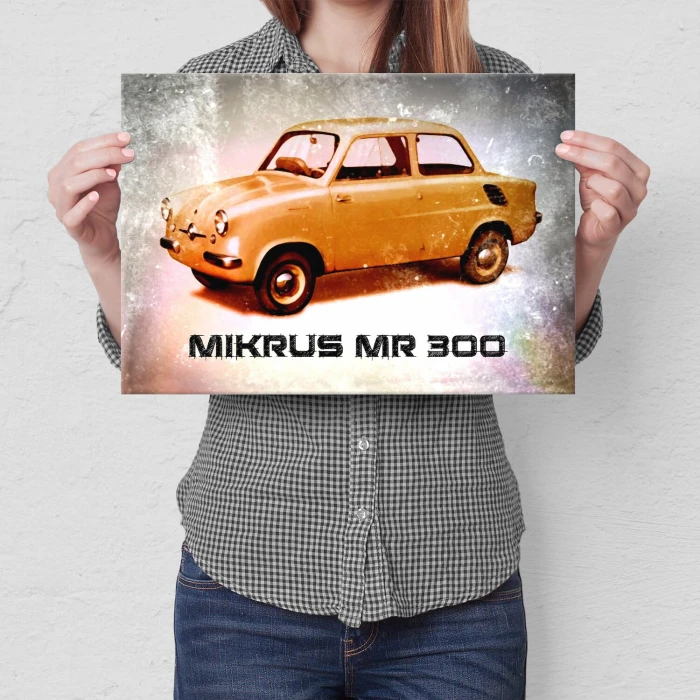 Poster metal Mikrus MR 300 gift