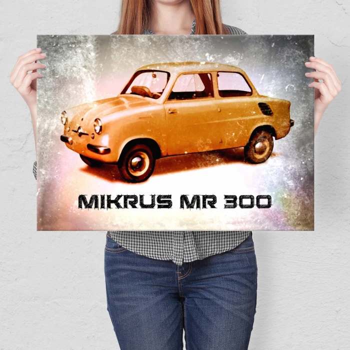 Poster metal Mikrus MR 300 gift