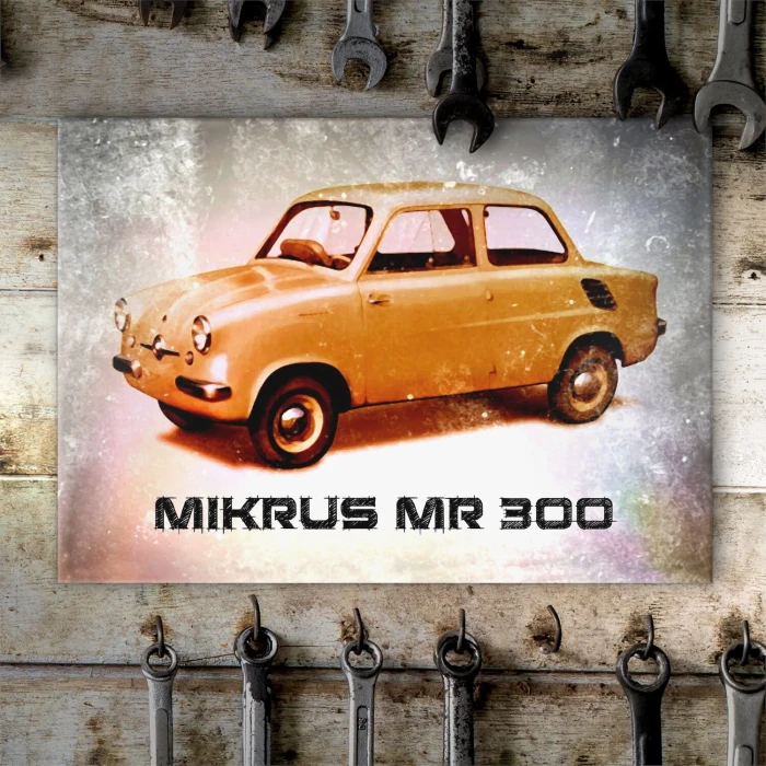 Poster metal Mikrus MR 300 gift